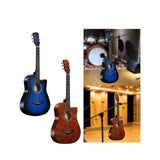 Maxbell 38'' Acoustic Guitar Easy to Learn Musical Instrument for Adults Holiday