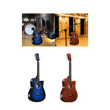 Maxbell 38'' Acoustic Guitar Easy to Learn Musical Instrument for Adults Holiday