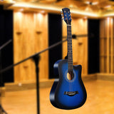 Maxbell 38'' Acoustic Guitar Easy to Learn Musical Instrument for Adults Holiday