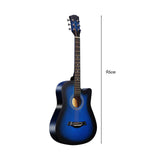Maxbell 38'' Acoustic Guitar Easy to Learn Musical Instrument for Adults Holiday