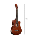 Maxbell 38'' Acoustic Guitar Easy to Learn Musical Instrument for Adults Holiday