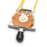 Maxbell Electric Guitar Wiring Kits Professional Durable 1 Volume 2 Tones Replacement