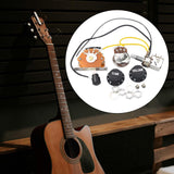 Maxbell Guitar 1 Tone 1 Volume LP Bass Rotary Potentiometer Humbucker Wiring Harness