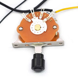 Maxbell Guitar 1 Tone 1 Volume LP Bass Rotary Potentiometer Humbucker Wiring Harness