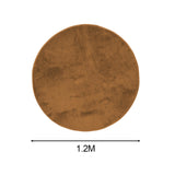 Maxbell Electrical Drum Carpet Thick Soft Suede Drum Rug for Practice Home Apartment Round 12cm
