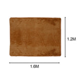 Maxbell Electrical Drum Carpet Thick Soft Suede Drum Rug for Practice Home Apartment Rectangle 12cmx16cm