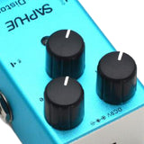 Maxbell Classic Overdrive Tone Effect 9V DC Compact Mini Effect Pedal Processor Blue