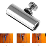 Maxbell Wolf Tone Mute Suppressor Adjustable Suppressor Cello Wolf Tone Eliminate Silver