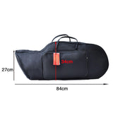 Maxbell Alto Sax Case Portable Wind Instrument Travel Bag Alto Sax Backpack Supplies 84x27cm