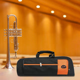 Maxbell Travel Trumpet Bag Portable Trumpet Carrying Case for Concert Outside Travel