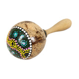 Maxbell Coconut Shell Maracas Handpainted Hand Rattle for KTV Performances Gathering