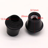 Maxbell 3 Pieces Drum Feet Slipcover Drum Hardware Replacement Percussion Instrument Style A