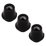 Maxbell 3 Pieces Drum Feet Slipcover Drum Hardware Replacement Percussion Instrument Style A