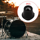 Maxbell 3 Pieces Drum Feet Slipcover Drum Hardware Replacement Percussion Instrument Style A