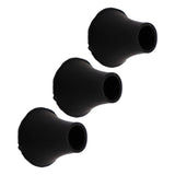 Maxbell 3 Pieces Drum Feet Slipcover Drum Hardware Replacement Percussion Instrument Style B