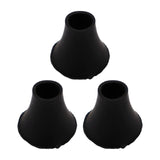 Maxbell 3 Pieces Drum Feet Slipcover Drum Hardware Replacement Percussion Instrument Style B