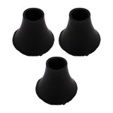 Maxbell 3 Pieces Drum Feet Slipcover Drum Hardware Replacement Percussion Instrument Style B