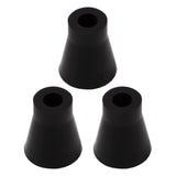 Maxbell 3 Pieces Drum Feet Slipcover Drum Hardware Replacement Percussion Instrument Style C