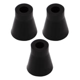 Maxbell 3 Pieces Drum Feet Slipcover Drum Hardware Replacement Percussion Instrument Style C