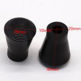 Maxbell 3 Pieces Drum Feet Slipcover Drum Hardware Replacement Percussion Instrument Style C