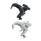 Maxbell Stage Lights Clamp Easy to Install Sturdy Moving Head Beam Clamps Sliver