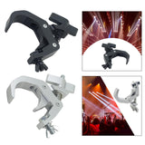 Maxbell Stage Lights Clamp Easy to Install Sturdy Moving Head Beam Clamps Sliver
