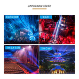 Maxbell Stage Lights Clamp Easy to Install Sturdy Moving Head Beam Clamps Sliver