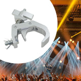 Maxbell Stage Lights Clamp Easy to Install Sturdy Moving Head Beam Clamps Sliver
