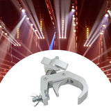 Maxbell Stage Lights Clamp Easy to Install Sturdy Moving Head Beam Clamps Sliver