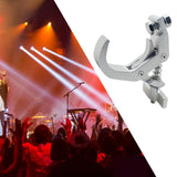 Maxbell Stage Lights Clamp Easy to Install Sturdy Moving Head Beam Clamps Sliver