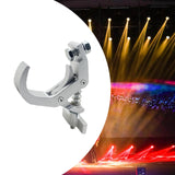 Maxbell Stage Lights Clamp Easy to Install Sturdy Moving Head Beam Clamps Sliver