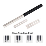 Maxbell Guitar Fret Crowning Dressing File with Fretboard Guards for Electric Guitar