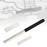Maxbell Guitar Fret Crowning Dressing File with Fretboard Guards for Electric Guitar