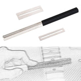 Maxbell Guitar Fret Crowning Dressing File with Fretboard Guards for Electric Guitar