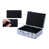 Maxbell Storage Case Equipment Protector Storage Compartment Solid Tool Storage Box Silver