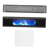 Maxbell Harmonica Toy 24 Hole Diatonic Harmonica for Students Beginners Professional Black