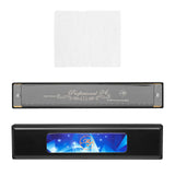 Maxbell Harmonica Toy 24 Hole Diatonic Harmonica for Students Beginners Professional Black