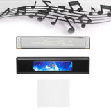 Maxbell Harmonica Toy 24 Hole Diatonic Harmonica for Students Beginners Professional Argent