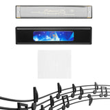 Maxbell Harmonica Toy 24 Hole Diatonic Harmonica for Students Beginners Professional Argent