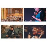 Maxbell Condenser Microphone Speaker Saxophone Microphone for Clarinet Trumpet Cello 33ft Cable