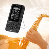 Maxbell Digital Metronome Tuner Easy to Use Rechargeable for Trumpet Guitar Clarinet