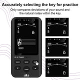 Maxbell Digital Metronome Tuner Easy to Use Rechargeable for Trumpet Guitar Clarinet