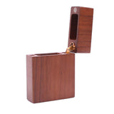 Maxbell Wooden Guitar Picks Case Handicraft Magnetic Closure Durable Guitar Pick Box no picks