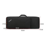 Maxbell Electronic Keyboard Soft Case Padded Travel with Pocket Keyboard Bag Package