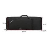 Maxbell Electronic Keyboard Soft Case Padded Travel with Pocket Keyboard Bag Package