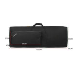 Maxbell Electronic Keyboard Soft Case Padded Travel with Pocket Keyboard Bag Package