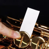 Maxbell 100x Saxophone Cleaning Paper Woodwind Pad Cleaner Papers for Sax Flute Oboe