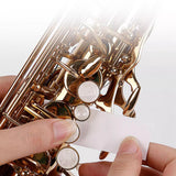Maxbell 100x Saxophone Cleaning Paper Woodwind Pad Cleaner Papers for Sax Flute Oboe
