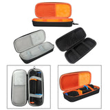 Maxbell Microphone Storage Case Cordless Microphone Case for Travel Outdoor Activity Orange Inside