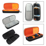 Maxbell Microphone Storage Case Cordless Microphone Case for Travel Outdoor Activity Orange Inside